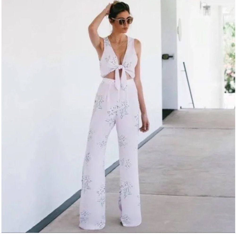 NWOT Show Me Your MuMu Floral Jumpsuit